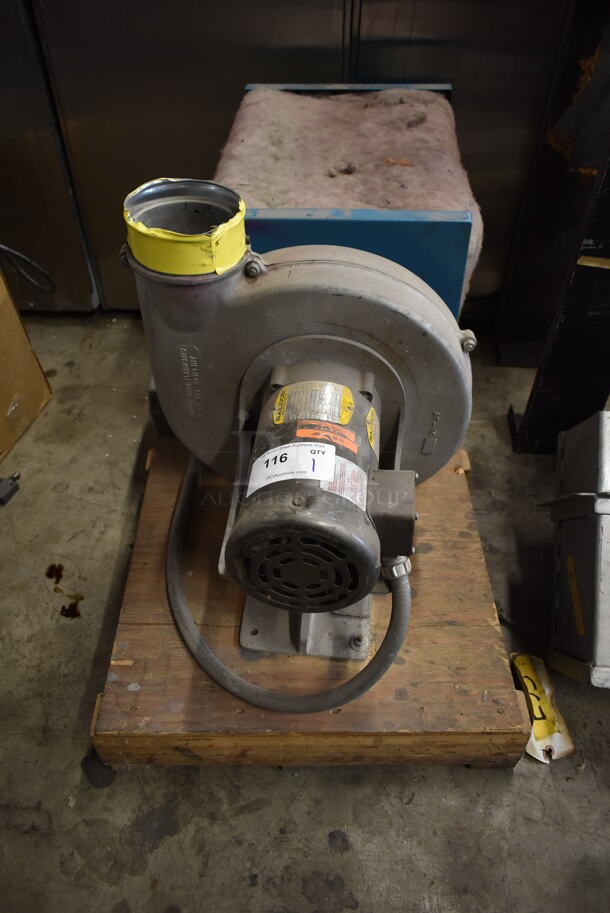 Baldor Motor and Blower. 208-230/460 Volts, 3 Phase. - Image 1 of 6