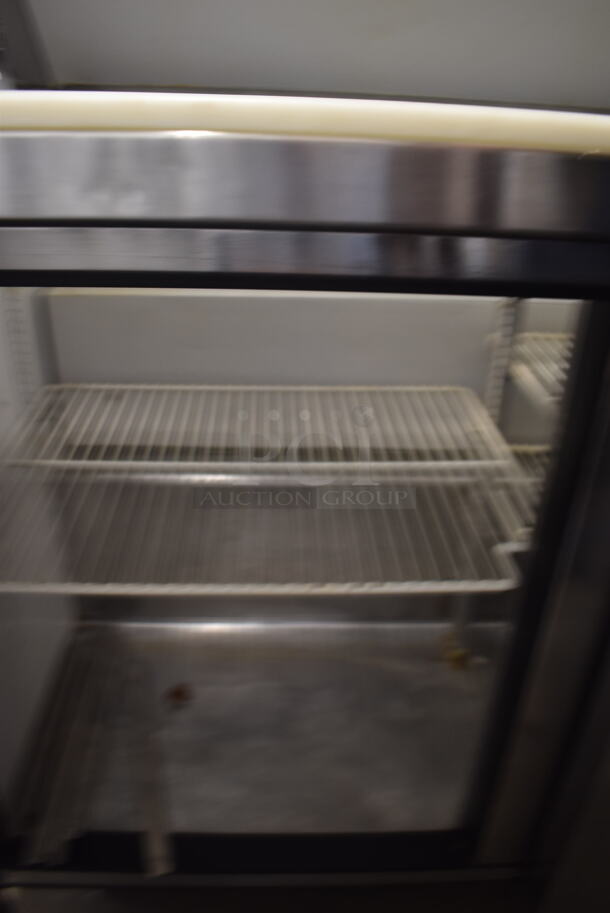 True TSSU-72-18 Commercial Stainless Steel Mega Top Sandwich/Salad Prep Table With 3 Door Refrigerated Base And Polycoated Racks. 115V, 1 Phase. Tested and Working! - Image 5 of 8