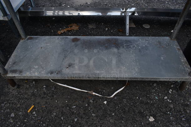 Stainless Steel Commercial Table w/ w/ Commercial Can Opener Mount and Under Shelf. - Image 3 of 4