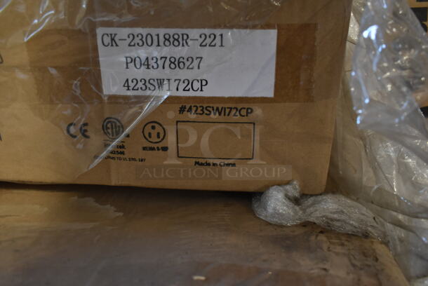 PALLET LOT of 23 BRAND NEW SCRATCH AND DENT! ServIt 423SWI72CP Stainless Steel Commercial 72" High Wattage Strip Warmer with Infinite Controls. 120 Volts, 1 Phase. 23 Times Your Bid! - Image 6 of 6