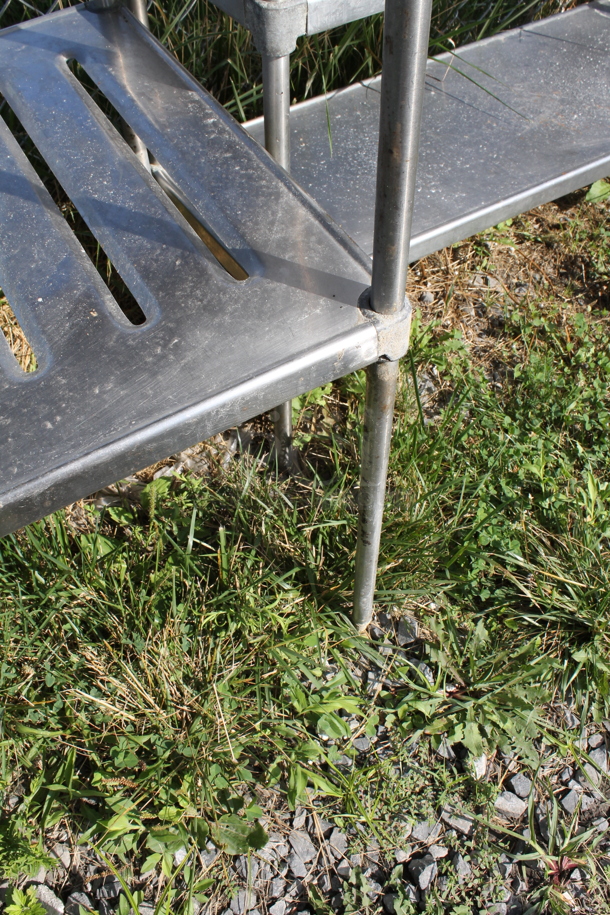 Metal 4 Tier Shelving Unit. - Image 3 of 3