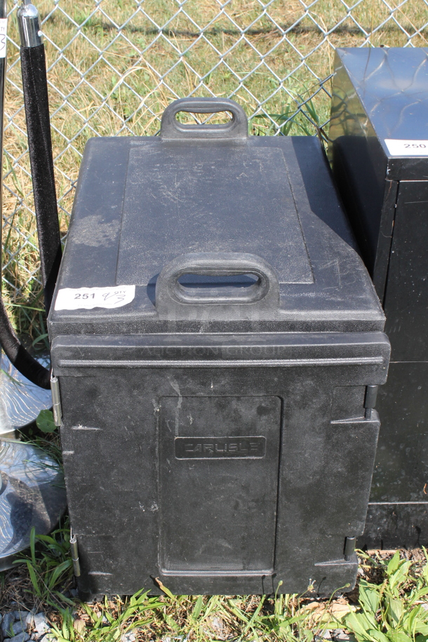 Carlisle NPC300N Black Poly Insulated Food Carrying Case. - Image 1 of 4