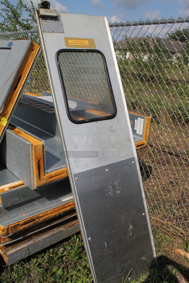 Metal Swinging Kitchen Door. - Image 2 of 2