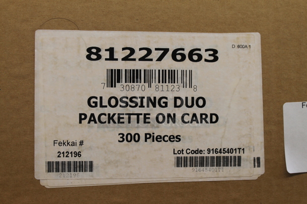 PALLET LOT of 45 BRAND NEW Boxes of Glossing Duo Packette on Card. 45 Times Your Bid! - Image 2 of 5