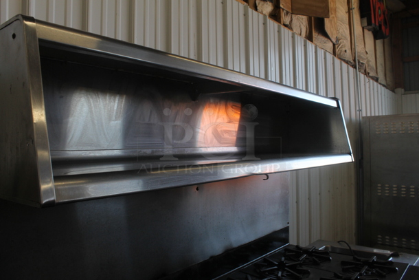 Vulcan H45 Stainless Steel Commercial Natural Gas Powered 10 Burner Range w/ 2 Ovens, Over Shelf and Back Splash. - Image 3 of 11