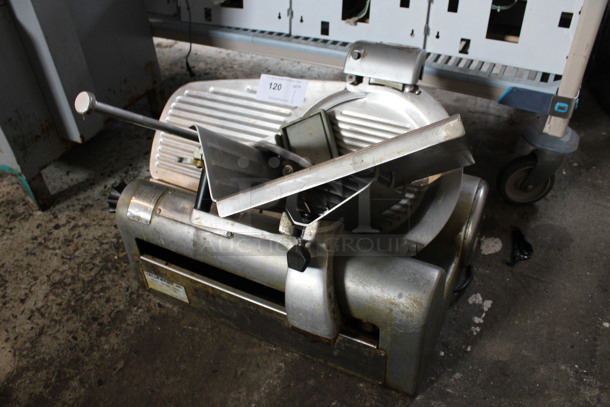 Hobart Model 1812 Stainless Steel Commercial Countertop Automatic Meat Slicer w/ Blade Sharpener. 120 Volts, 1 Phase. 26x23x20. Tested and Working! - Image 5 of 6
