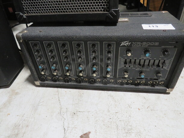 One Peavey XR-600B Mixer Amplifier. - Image 1 of 1