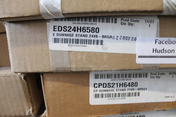 ALL ONE MONEY! PALLET LOT of NEW Cambro CPDS21H6480 Camshelving® Premium Dunnage Stand 21" & Cambro EDS24H6580 Camshelving® Elements Dunnage Stand - 24" x 6 1/2" and MORE! - Image 3 of 8