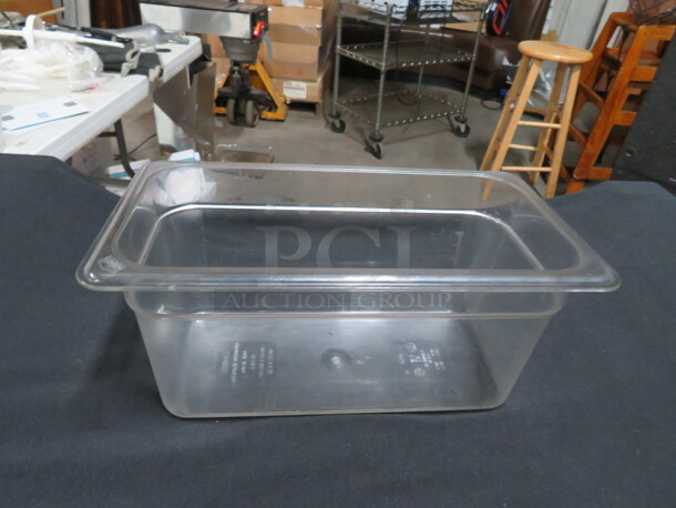 1/3 Size 6 Inch Deep Food Storage Container. 4XBID