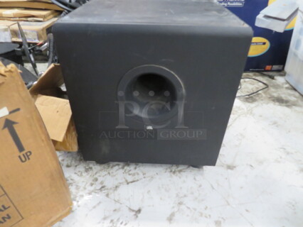 One JBL Subwoofer. #SUB150.