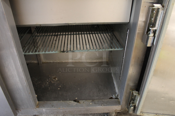 2013 Leader ESLM48S/C Stainless Steel Commercial Sandwich Salad Prep Table Bain Marie Mega Top. Tested and Working! - Image 6 of 6