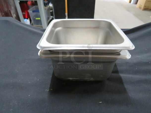 1/6 Size 4 Inch Deep Hotel Pan. 3XBID.