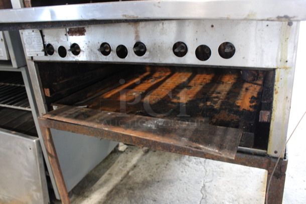MagiKitch'n Stainless Steel Commercial Natural Gas Powered Charbroiler Grill w/ Under Shelf. 30x34x43.5 - Image 4 of 6