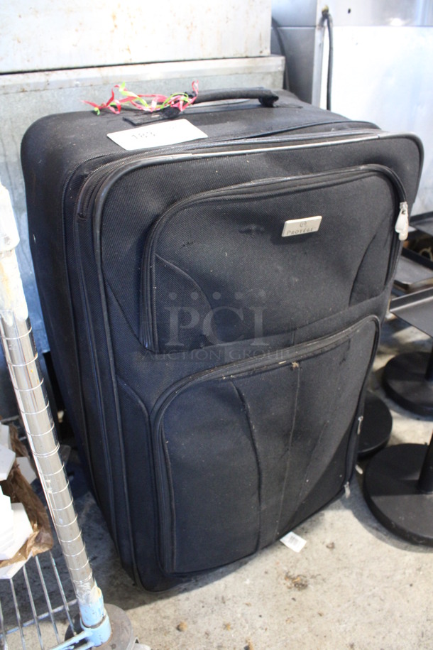 Protege Black Suitcase Luggage. 18.5x10.5x29 - Image 3 of 4