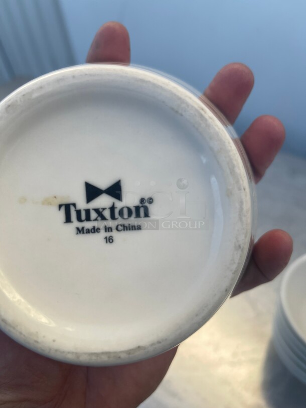 Tuxton  Alaska 5 inch. Bright White China Nappie Bowl - Image 3 of 5