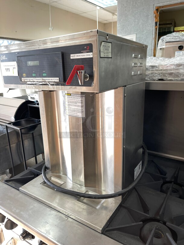 Working! Curtis D1000GT63A000 3 gal Twin Airpot Coffee Brewer w/ Digital Programming, 110v NSF Tested and Working! - Image 4 of 5