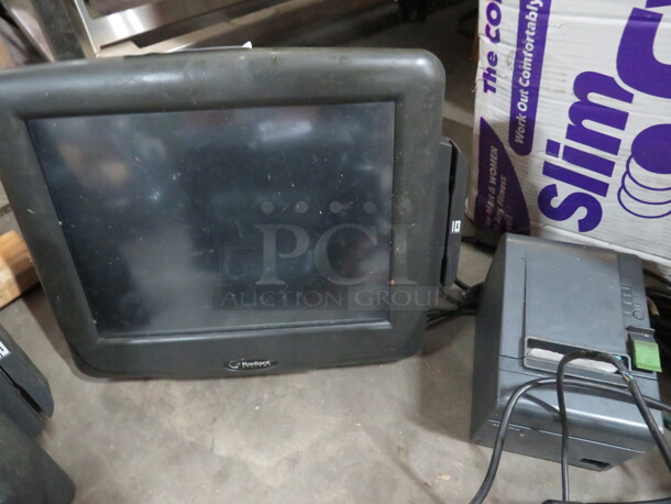 One Radiant POS Terminal With An Epson Thermal Printer #M267A. - Image 1 of 1