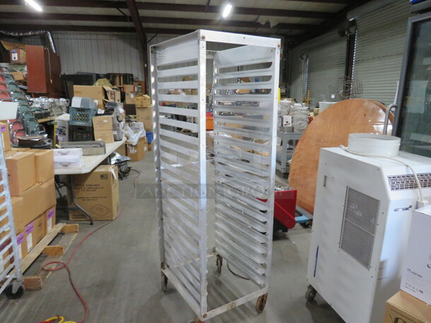 One Speed Rack On Casters. 21X26X70