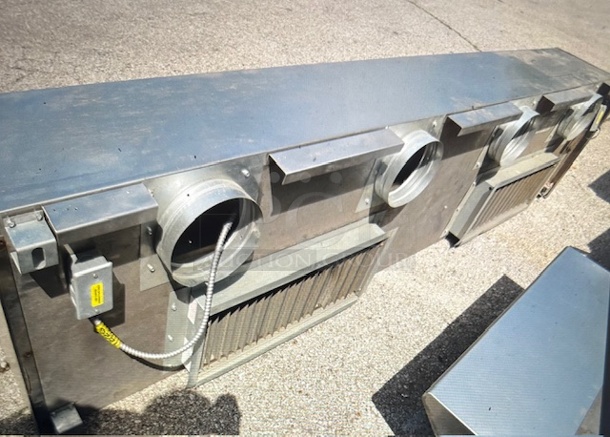 One Captive Aire Return Air Cooling Unit. #2412ACPSP-ONLY. 99X14X24 - Image 2 of 2