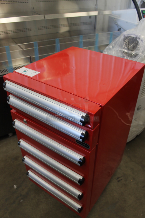BRAND NEW SCRATCH AND DENT! Whynter TBR-185SR Metal Portable 1.8 cu.ft. Tool Box Refrigerator with 2 Drawers. 115 Volts, 1 Phase. Tested and Working! - Image 3 of 7