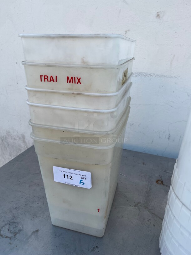 Commercial Plastic Containers NSF Great for Food Storage  - Image 4 of 8