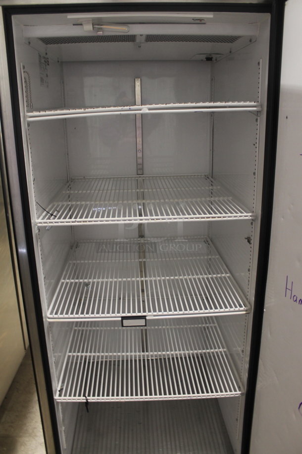 2011 True TG1F-1S ENERGY STAR Stainless Steel Commercial Single Door Reach In Freezer w/ Poly Coated Racks on Commercial Casters. 115 Volts, 1 Phase. Tested and Working! - Image 2 of 3