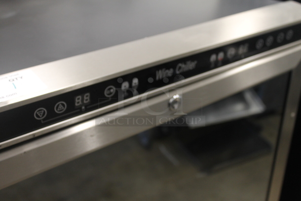 BRAND NEW SCRATCH AND DENT! Avanti WCR5404DZD Stainless Steel 46 Bottle Built-In or Free Standing Dual Zone Wine Cooler Merchandiser. 115 Volts, 1 Phase. Tested and Working! - Image 4 of 7