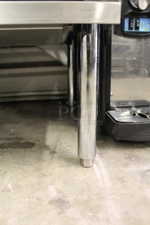 BRAND NEW SCRATCH AND DENT! Wolf WSPR1N-1 Commercial Stainless Steel Natural Gas Stock Pot Range With One Burner On Galvanized Legs. 110,000 BTU.  - Image 4 of 8