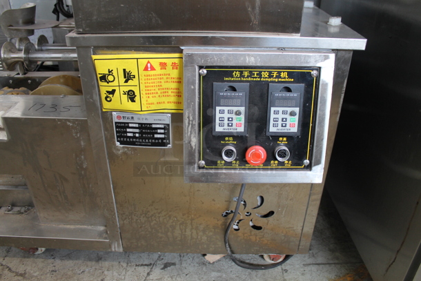 JM-200 Stainless Steel Commercial Countertop Dumpling Maker / Dough Sheeter. 220 Volts. - Image 2 of 4