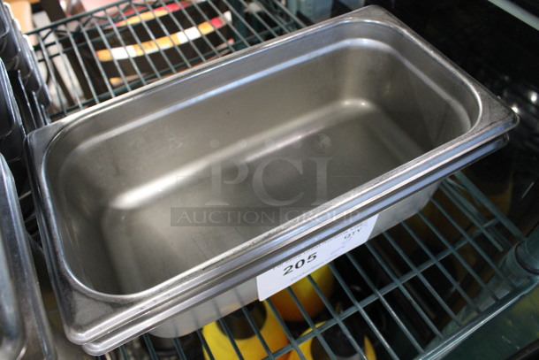 2 Stainless Steel 1/3 Size Drop In Bins. 1/3x4. 2 Times Your Bid! - Image 2 of 3