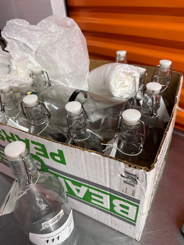 New! IKEA Flip Top Glass Bottle [1 Liter / 33 fl. oz.] NSF  - Image 3 of 5