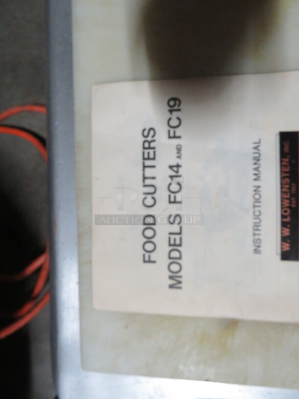 One Lan Electric Buffalo Chopper, With Manual. #FC14 - Image 3 of 3