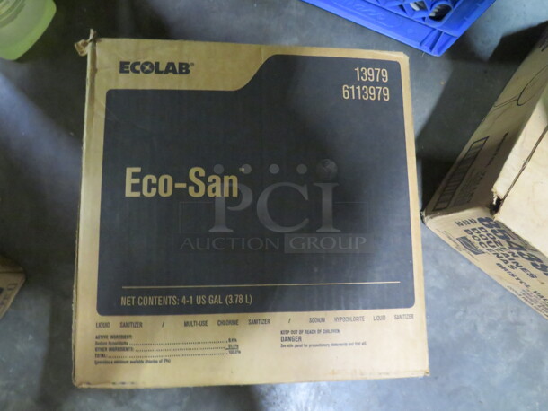 NEW Gallon Of Ecolab Sanitizer. 4XBID. NO SHIPPING!