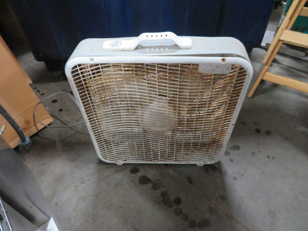 One Aerospeed Box Fan.