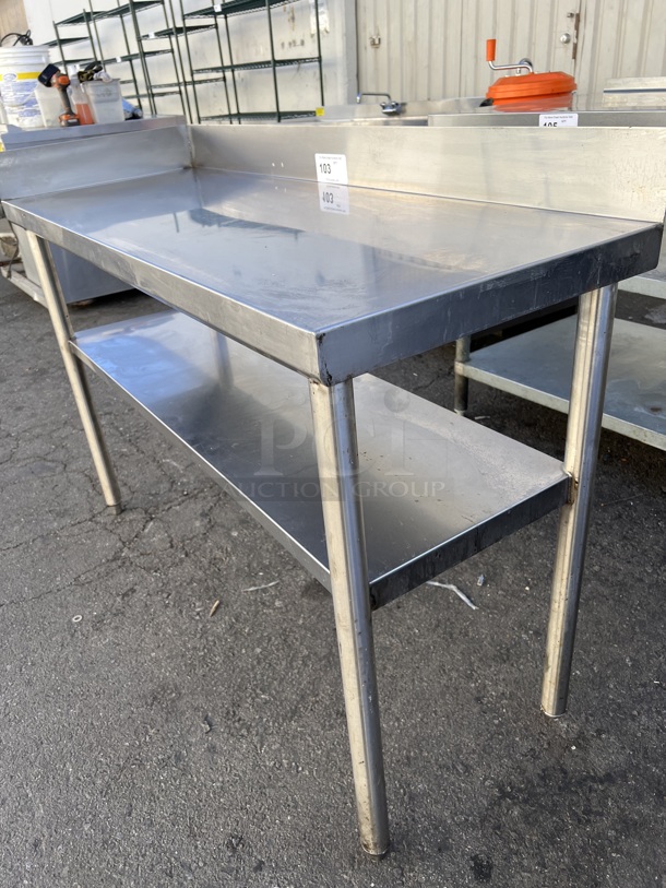 Stainless Steel Commercial Table - Image 3 of 3