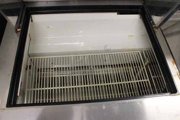 2013 True TSSU-60-24M-B-ST Stainless Steel Commercial Sandwich Salad Prep Table Mega Top on Commercial Casters. 115 Volts, 1 Phase. Tested and Working! - Image 3 of 7