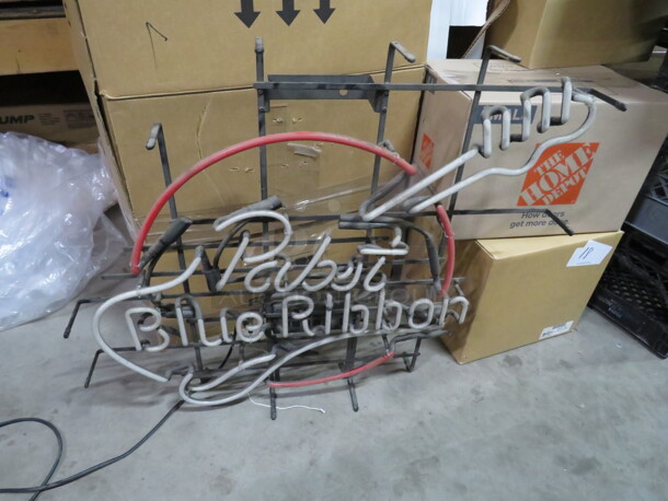 One Pabst Blue Ribbon Guitar Neon. Not Working. 27X35