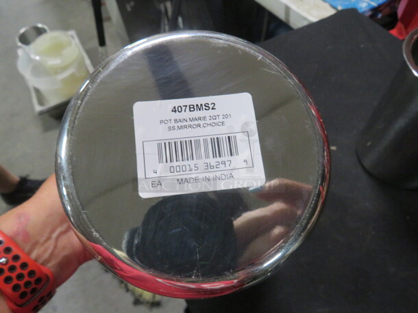 NEW 2 Quart Bain Marie. 2XBID - Image 2 of 2