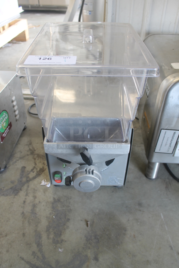 2016 Olde Tyme PN2 Stainless Steel Commercial Countertop Nut Grinder. 115 Volts, 1 Phase. Tested and working! - Image 2 of 5