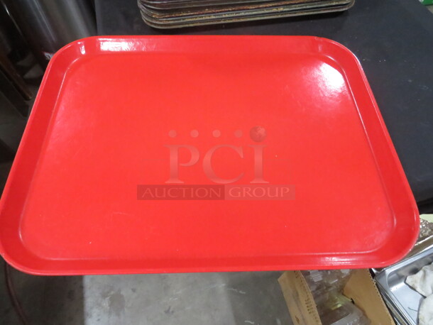 One Lot Of 55 Red 18X14 Trays. - Image 1 of 1