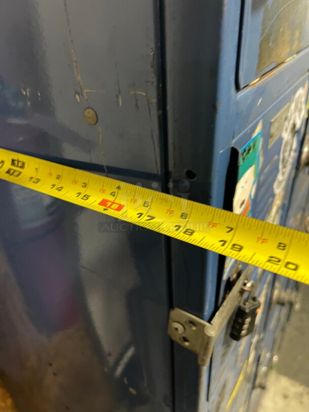 Commercial Employee Lockers Three-Wide Double-Tier School Lockers w/ Slope Top & Locks - Image 6 of 7