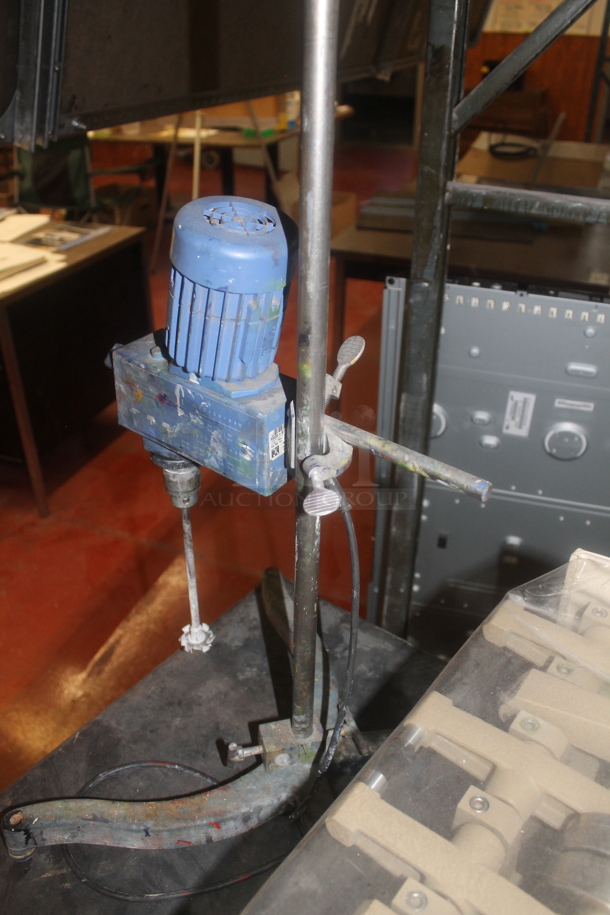 Metal 2 Tier Cart w/ Contents Including Taber 5130 Abraser and Taber 5150 Abraser on Commercial Casters. - Image 6 of 8