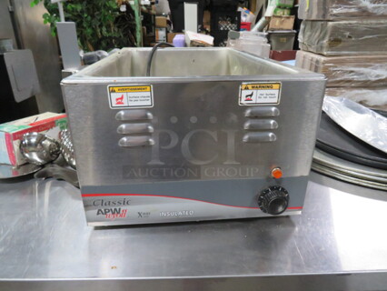 One APW Wyott Food Warmer. 120 Volt. Model# W-3V