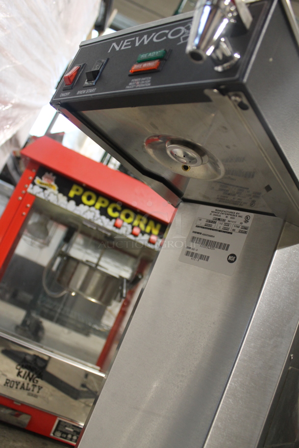 BRAND NEW SCRATCH AND DENT! 2017 Newco ACE-D Stainless Steel Commercial Countertop Coffee Machine w/ Hot Water Dispenser and Poly Brew Basket. 120 Volts, 1 Phase.  - Image 7 of 9