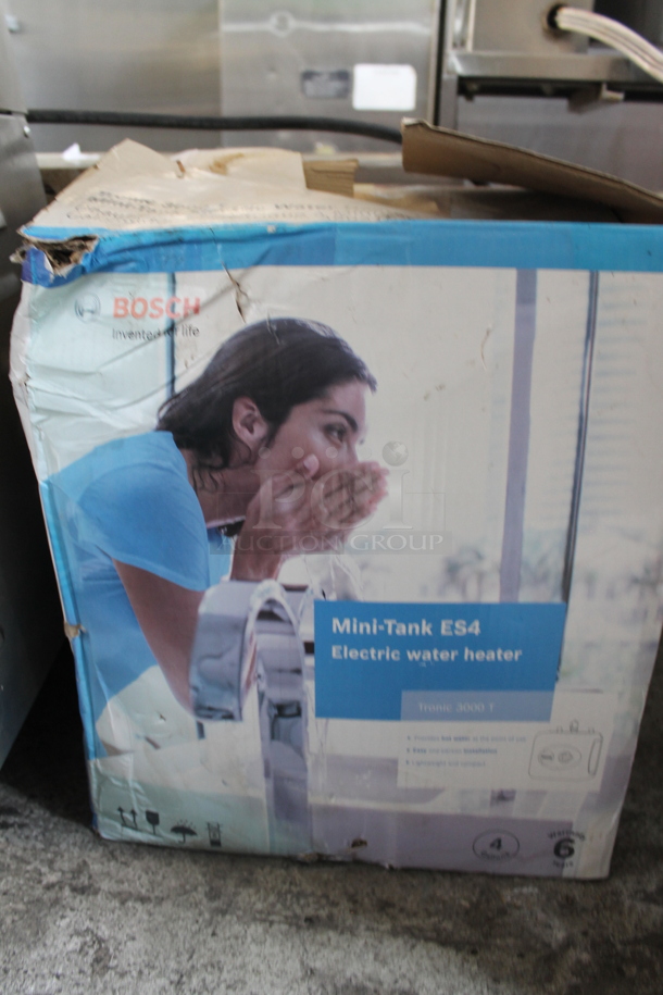 IN ORIGINAL BOX! Bosch Mini Tank ES4 Electric Water Heater. - Image 3 of 6