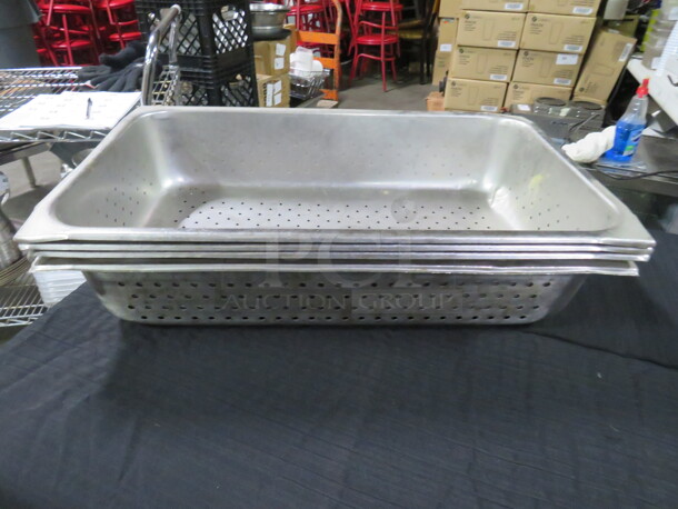 Full Size 4 Inch Deep Perforated Hotel Pan. 2XBID