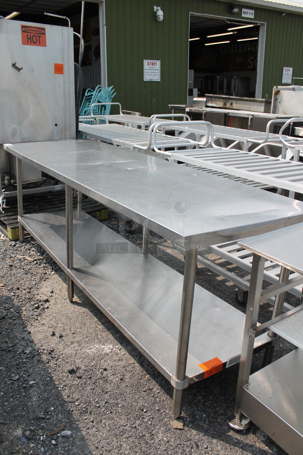 Stainless Steel Commercial Table w/ Under Shelf. - Image 1 of 2