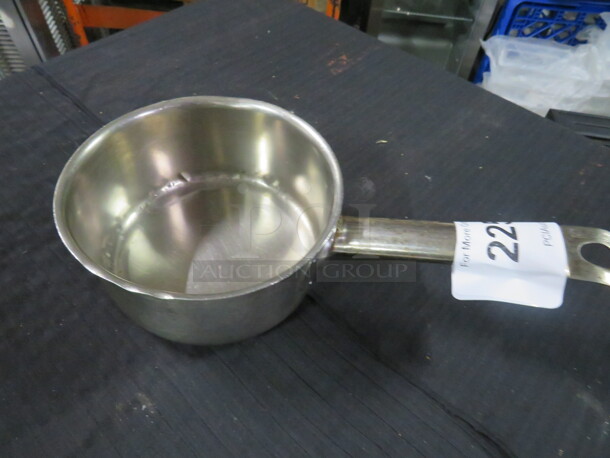 One  5.5X3 Stainless Steel Sauce Pot. 