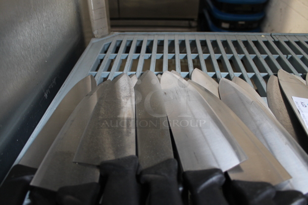 25 NEW SHARPENED Stainless Steel Chef Knives. 25 Times Your Bid! - Image 3 of 5