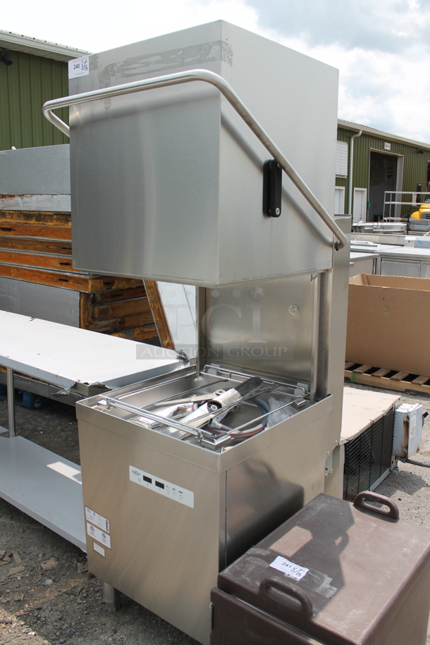 LIKE NEW! 2022 Mainstreet Equipment 541HTDT403 Stainless Steel Commercial Straight Pass Through Single Rack High-Temp Door-Type Dish Machine. 208-240 Volts, 1 Phase. Unit Has Only Been Used a Few Times! Tested and Working! - Image 3 of 10